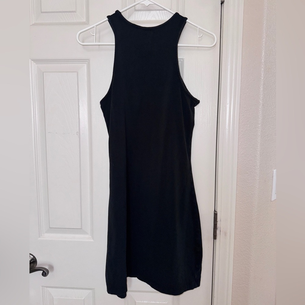 Adidas Black High Neck Racerback Sleeveless Mini Dress - Picture 3 of 7